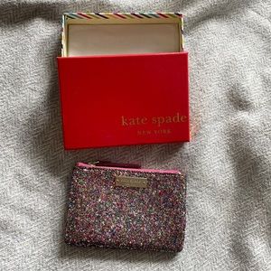 Kate Spade Glitter Coin Purse